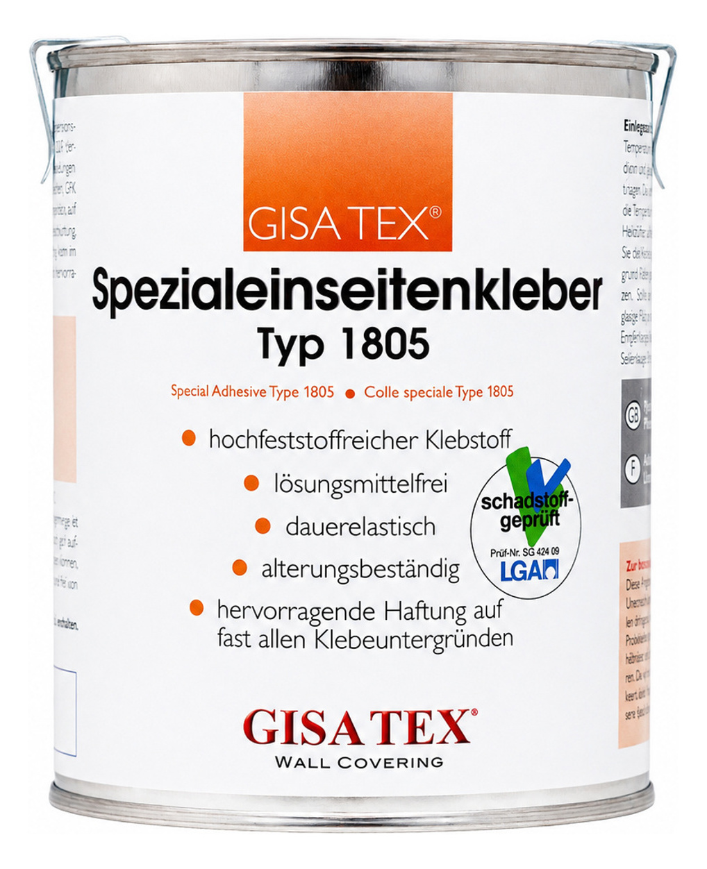 Einseitenkleber Typ 1805