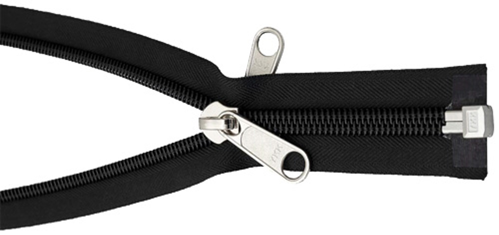 Spiralreißverschluss schwarz