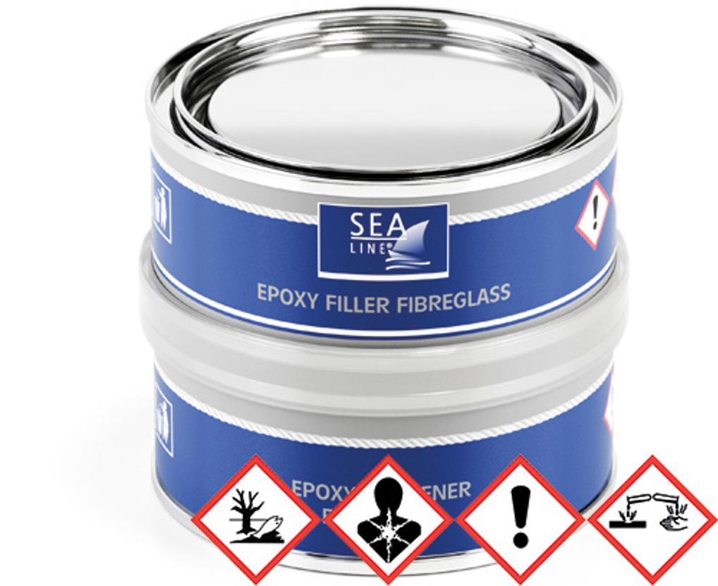 Glasfaser Epoxy Spachtel