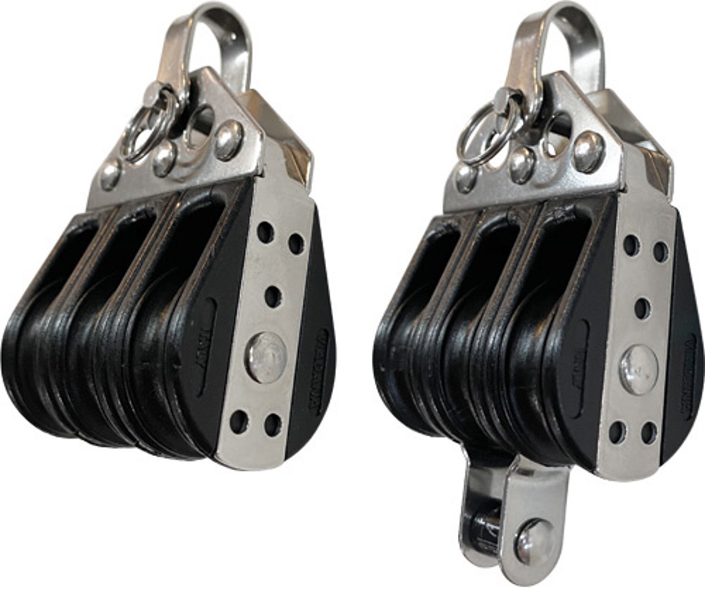 Kugellager Block dreifach