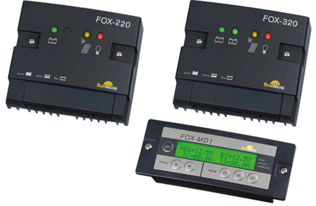 Solarregler Serie FOX 220 & 320