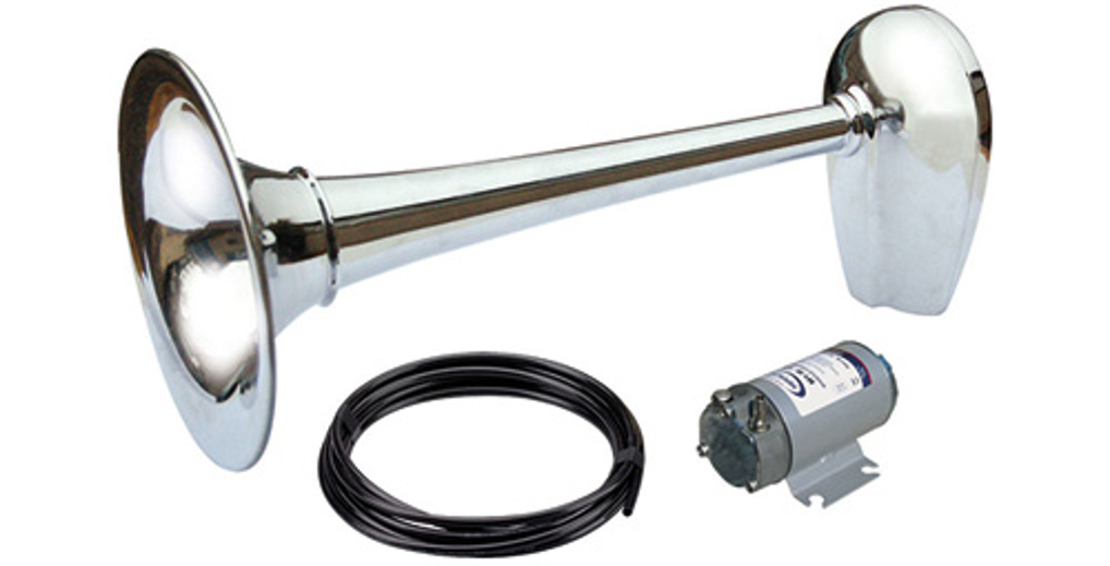 Kompressor Horn verchromt