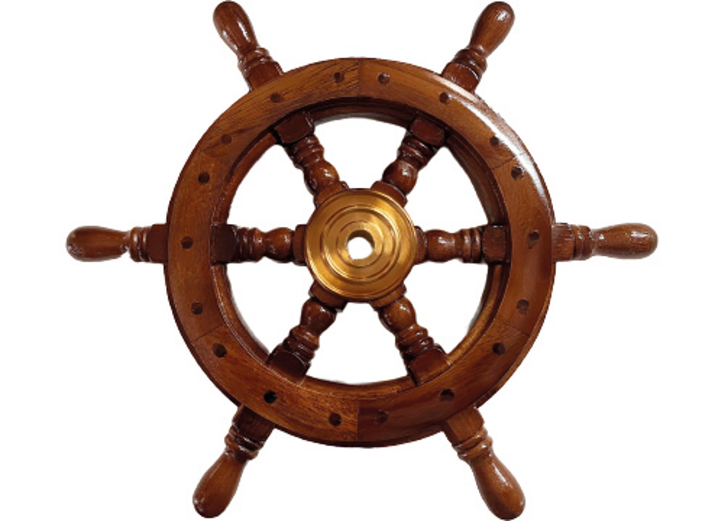 Holzsteuerrad