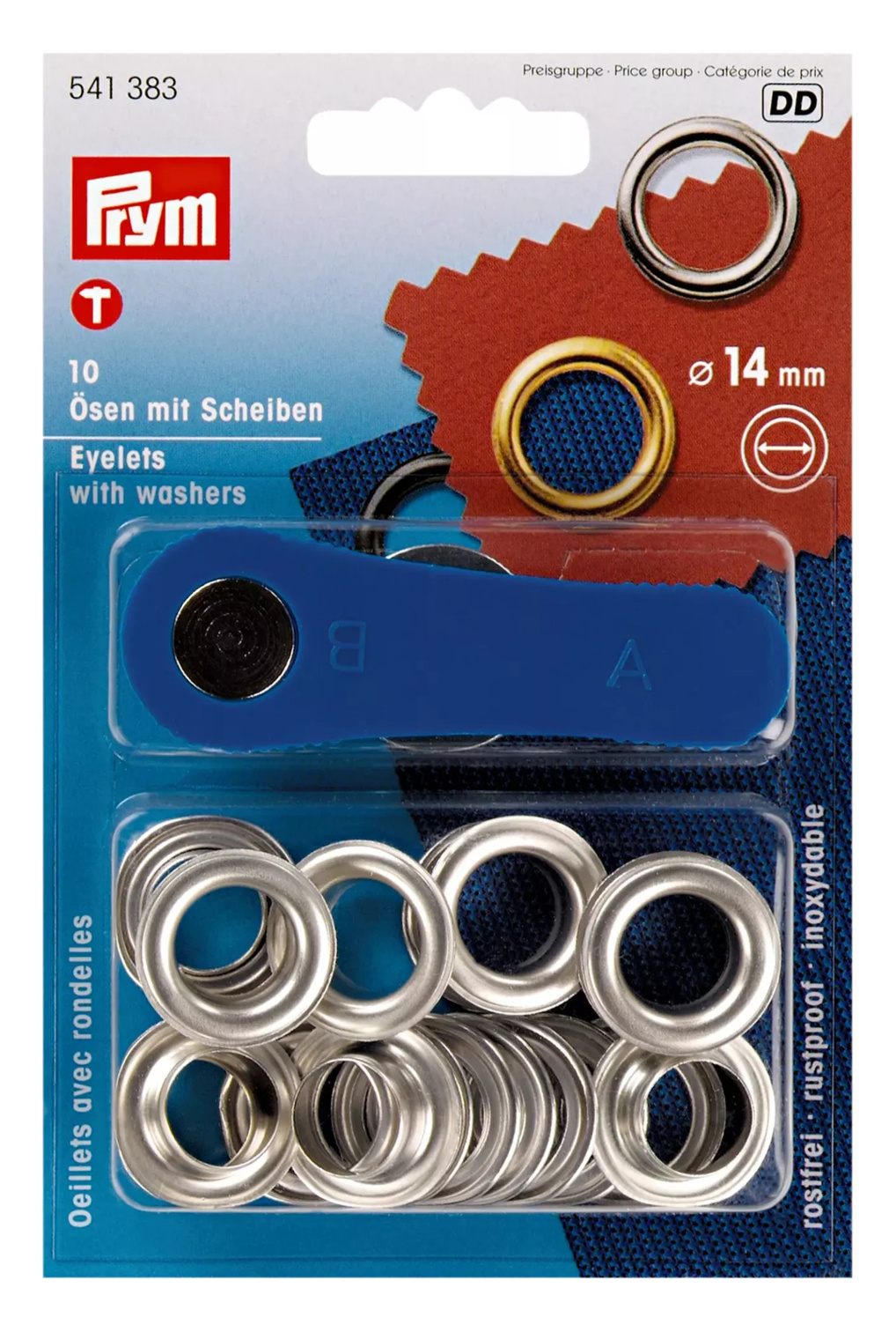 Messingöse verchromt Produktbild 2