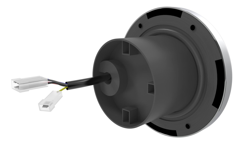 Bedienelement Chrom Rund Produktbild 7