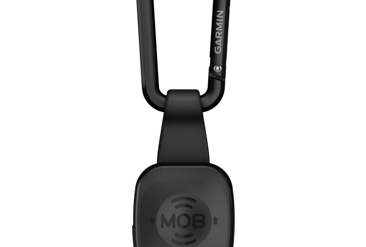 Garmin_OnBoard_MOB-Sender schwarz an Karabiner (c) Garmin Deutschland GmbH.png