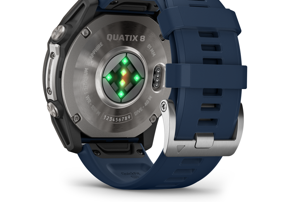 Garmin Quatix 8 Back (C) Garmin Deutschland Gmbh