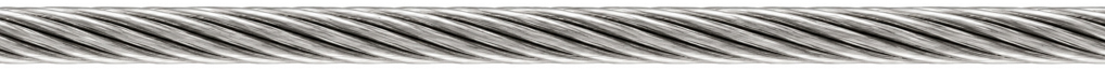 Spiraldrahtseil 1 x 19 (steif)