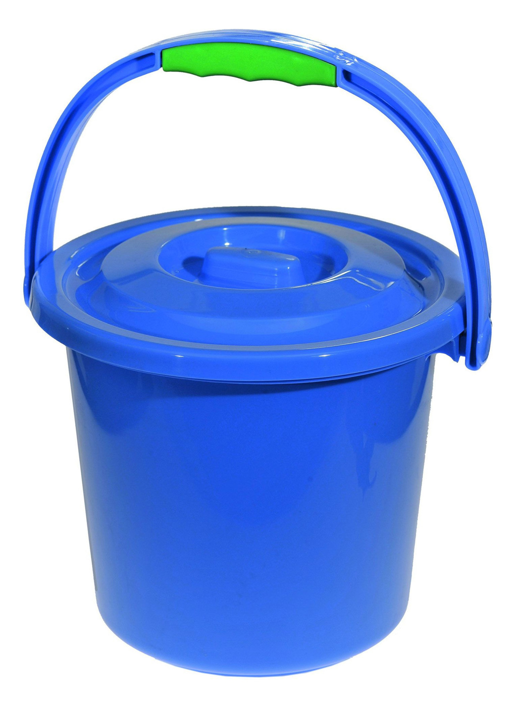 Toiletteneimer mit Deckel blau