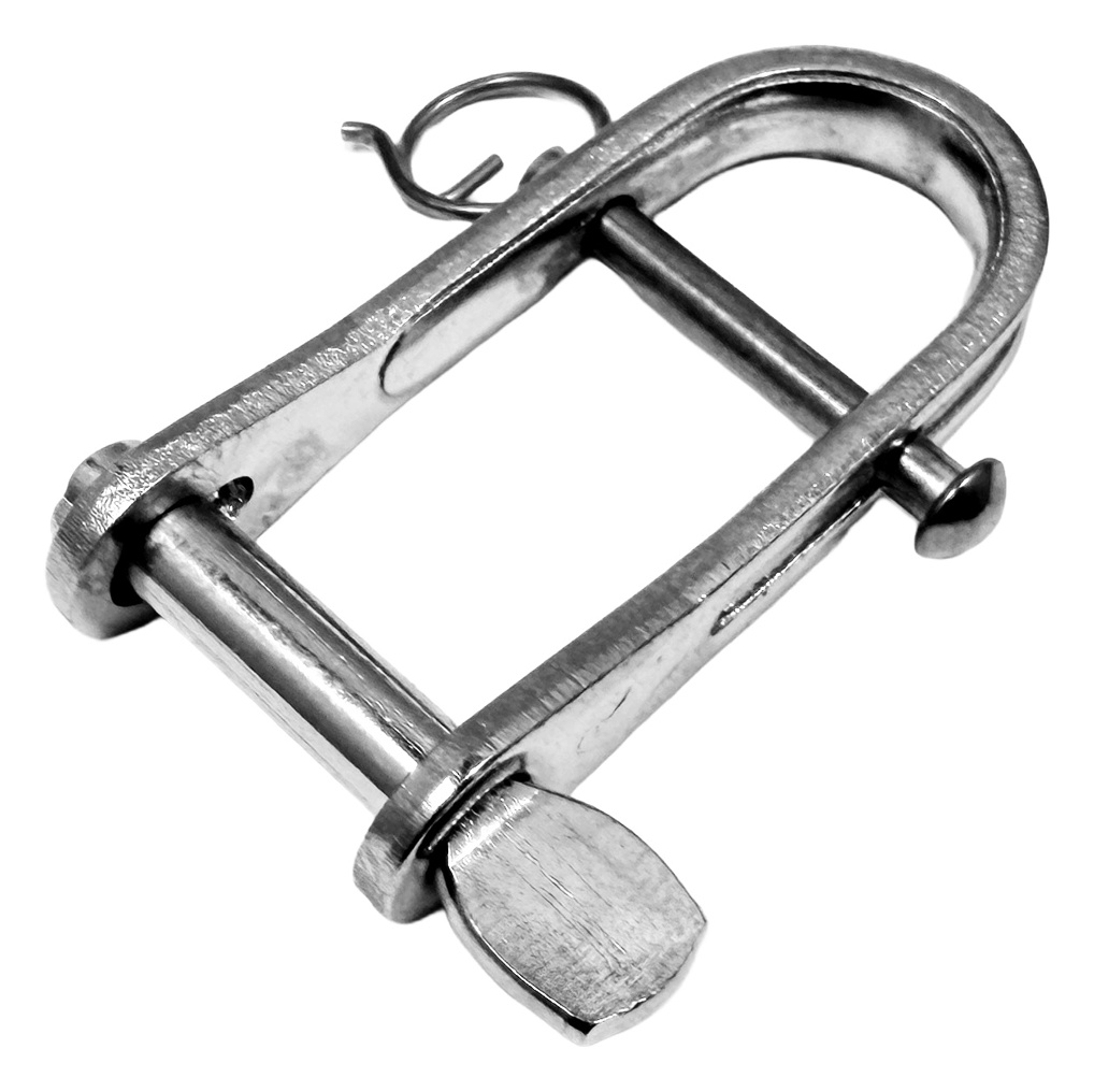 Niroflachstahlschlüsselschäkel mit Steg