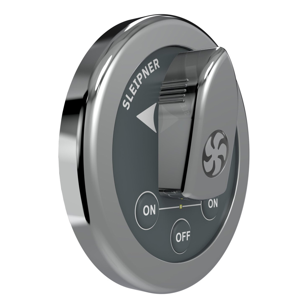 Bedienelement Chrom Rund Produktbild 5